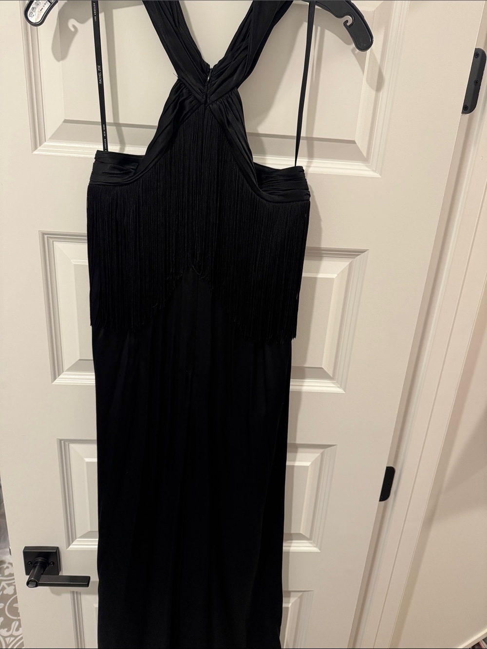 Rachel Zoe Black Fringe Jumpsuit “Maria” - Picture 4 of 8